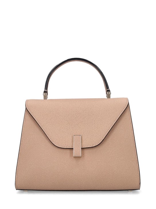 Valextra: Medium Iside soft grained leather bag - Bej - women_0 | Luisa Via Roma