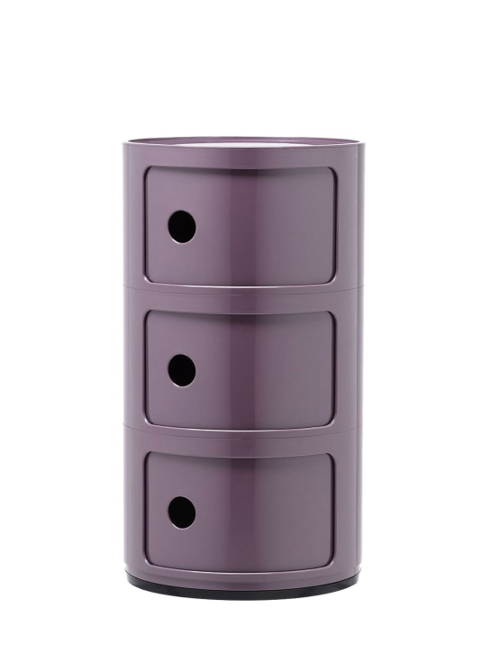 Kartell: Componibili container - Purple - ecraft_0 | Luisa Via Roma