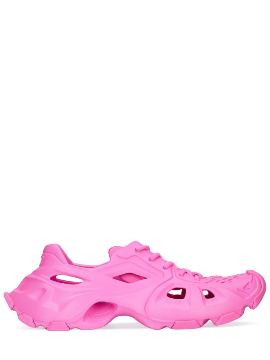 Balenciaga: Sneakers HD de goma espuma - Hot Pink - women_0 | Luisa Via Roma