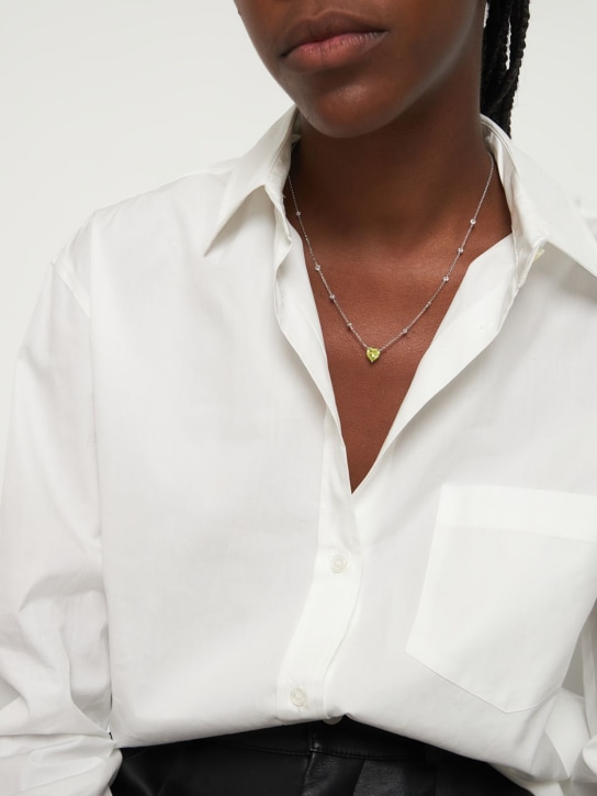 Apm Monaco: Collar ajustable con corazón de cristal - women_1 | Luisa Via Roma