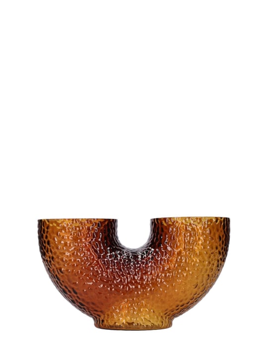 Aytm: Arura Low glass vase - Orange - ecraft_0 | Luisa Via Roma