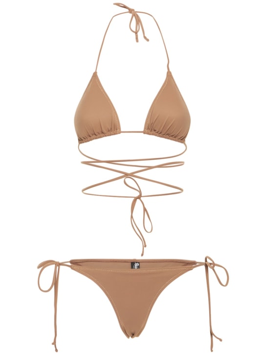 Reina Olga: The Miami triangle bikini - Beige - women_0 | Luisa Via Roma