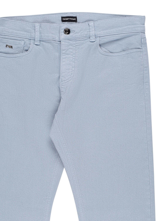 Emporio Armani: コットンデニムジーンズ - デニム - kids-boys_1 | Luisa Via Roma