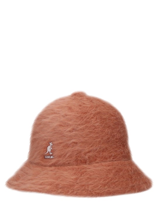 Kangol: Furgora Casual angora blend bucket hat - Brown - women_1 | Luisa Via Roma