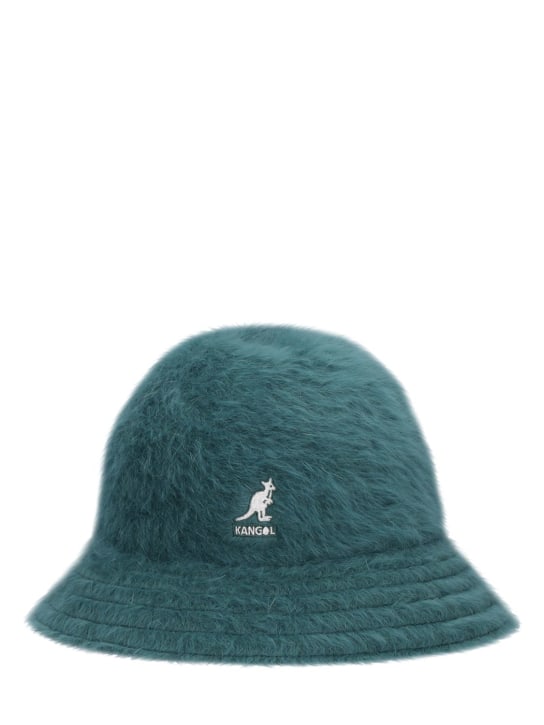 Kangol: Furgora Casual angora blend bucket hat - Pine - men_0 | Luisa Via Roma