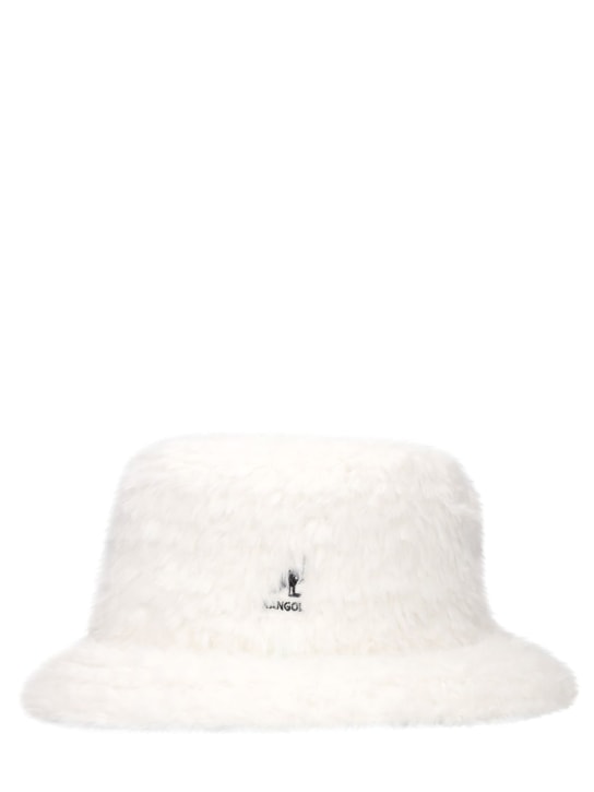 Kangol: Lahinch faux fur braid bucket hat - men_0 | Luisa Via Roma