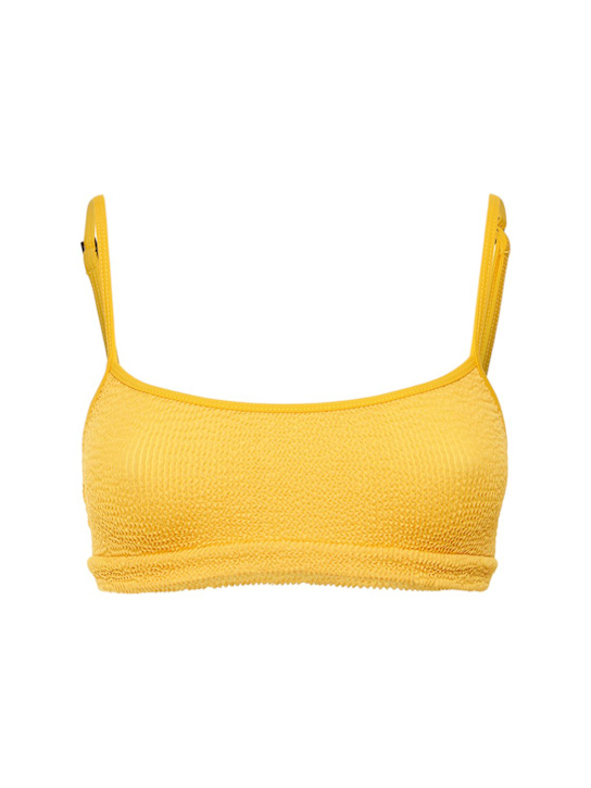 Bond Eye: Top bikini Strap Saint de mezcla de poliéster - Amarillo - women_0 | Luisa Via Roma