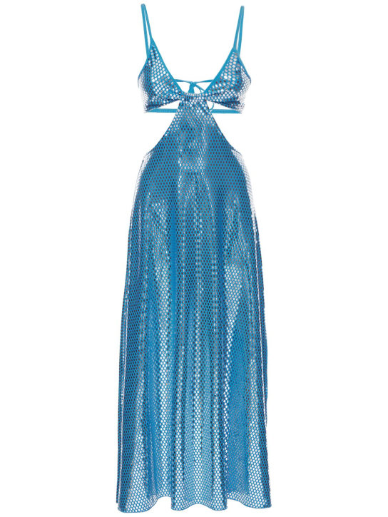 Rotate: Cinderelly embellished cutout midi dress - women_0 | Luisa Via Roma