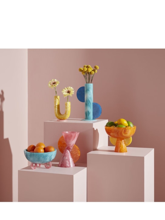Jonathan Adler: Vase cylindrique Mustique - Bleu - ecraft_1 | Luisa Via Roma