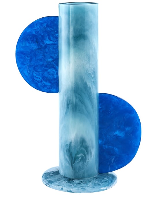 Jonathan Adler: Vase cylindrique Mustique - Bleu - ecraft_0 | Luisa Via Roma
