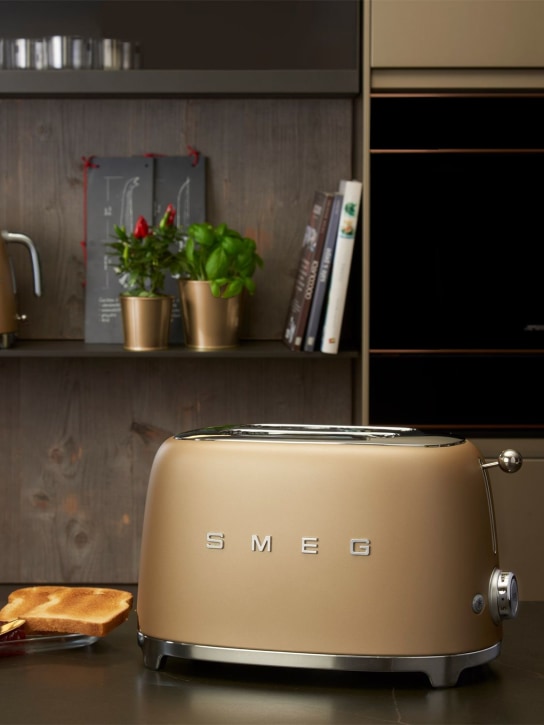 Smeg: Smeg Oro 2x2 toaster - Gold - ecraft_1 | Luisa Via Roma