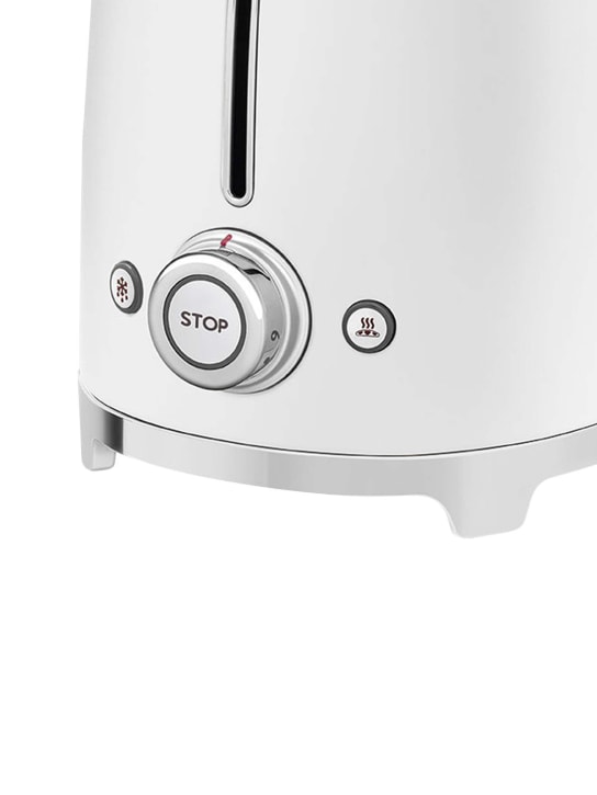 Smeg: Smeg Bianco 2x2 toaster - White - ecraft_3 | Luisa Via Roma