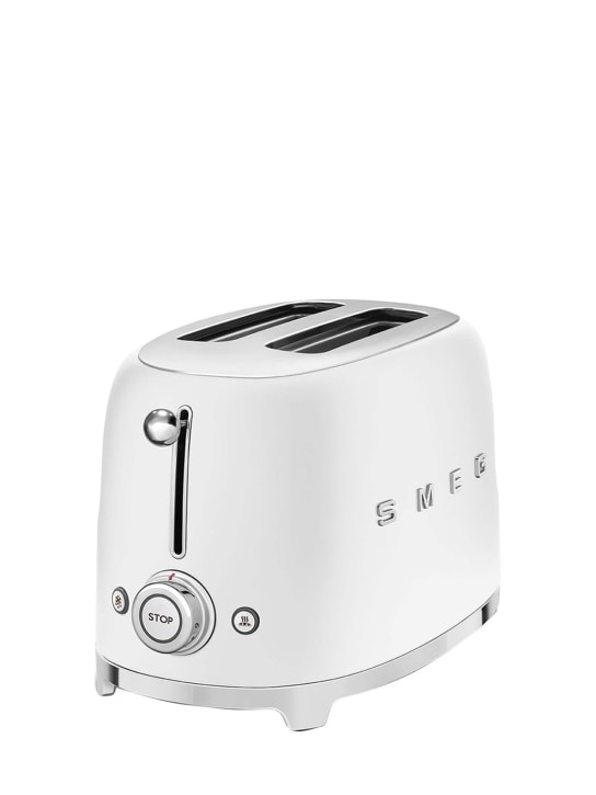 Smeg: Smeg Bianco 2x2 toaster - White - ecraft_2 | Luisa Via Roma