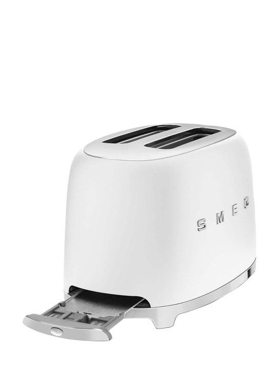 Smeg: Smeg Bianco 2x2 toaster - White - ecraft_4 | Luisa Via Roma