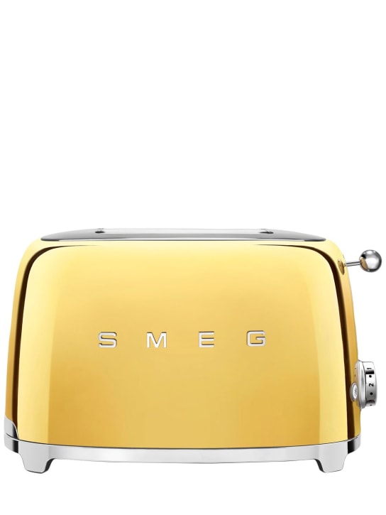 Smeg: Smeg Oro Lucido 2x2 toaster - Gold - ecraft_0 | Luisa Via Roma