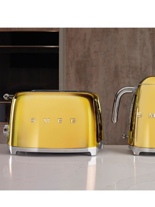 Smeg: Smeg Oro Lucido 2x2 toaster - Gold - ecraft_1 | Luisa Via Roma