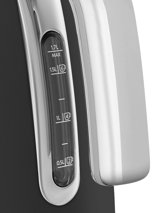 Smeg: Smeg Nero electric kettle - Black - ecraft_4 | Luisa Via Roma