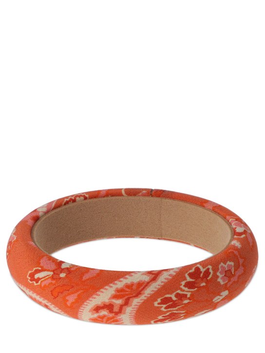 Etro: 2cm Silk effect bangle bracelet - women_0 | Luisa Via Roma