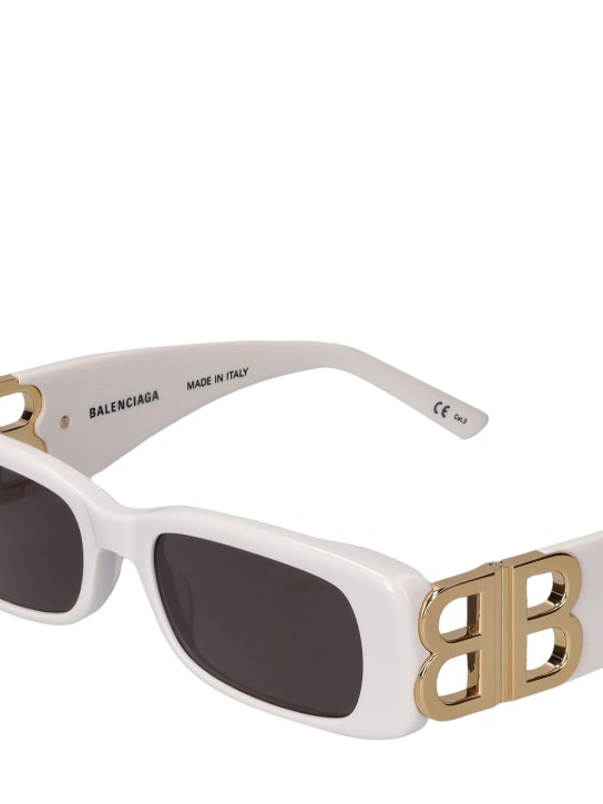 Balenciaga: 0096S Dynasty acetate sunglasses - White - women_1 | Luisa Via Roma