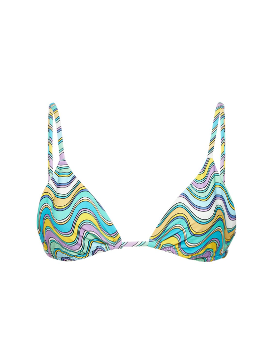 Weworewhat: Top de bikini triangular - Multicolor - women_0 | Luisa Via Roma