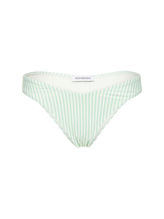 Weworewhat: Slip bikini Delilah - Menta/Bianco - women_0 | Luisa Via Roma
