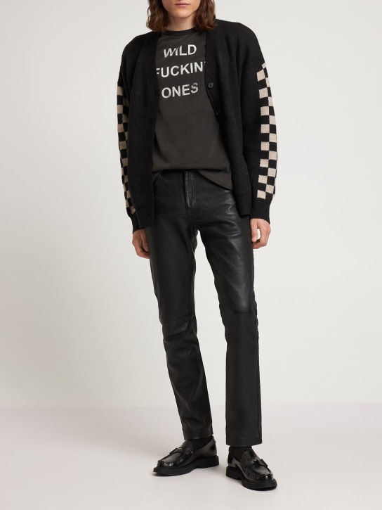 Other: Leather skinny pants - men_1 | Luisa Via Roma
