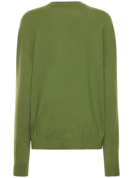 Extreme Cashmere: Pull-over en cachemire mélangé ultra-fin Class - Vert - women_1 | Luisa Via Roma