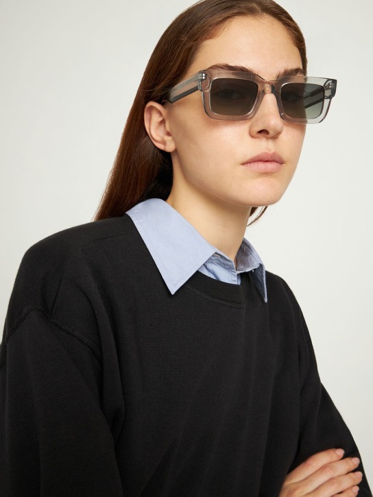 Chimi: 05 squared acetate sunglasses - Grey - women_1 | Luisa Via Roma