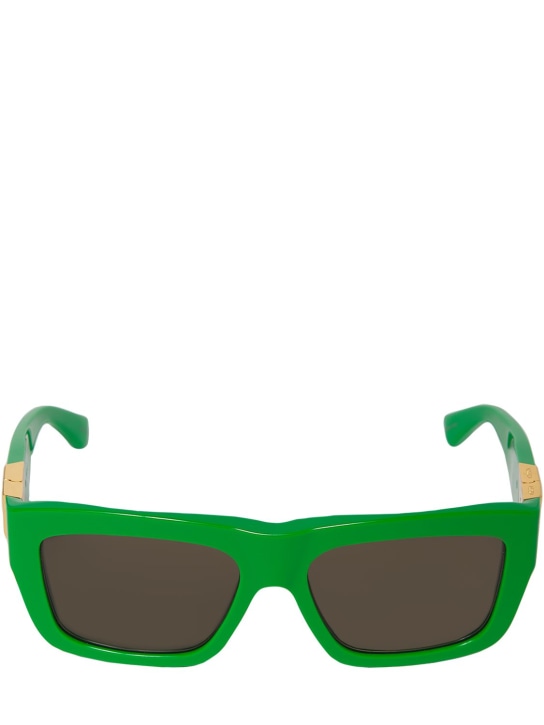 Bottega Veneta: Gafas de sol BV1178S de acetato - Verde - women_0 | Luisa Via Roma