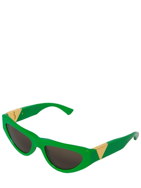 Bottega Veneta: Gafas de sol BV1176S de acetato - Verde - men_1 | Luisa Via Roma
