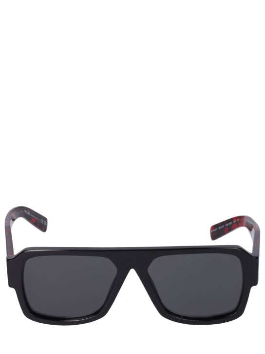 Prada: Symbole Evolution pilot sunglasses - Multi/Grey - men_0 | Luisa Via Roma