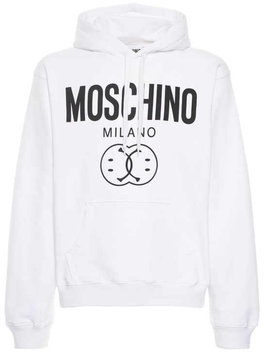 Moschino: コットンフーディー - men_0 | Luisa Via Roma