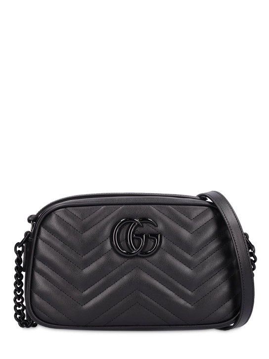 Gucci: Small GG Marmont 2.0 kamera çantası - Siyah - women_0 | Luisa Via Roma