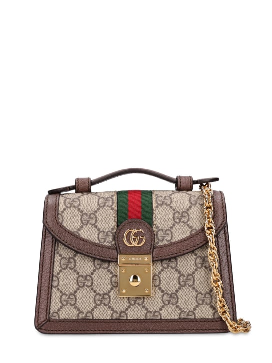 Gucci: Ophidia GG Supreme omuz çantası - women_0 | Luisa Via Roma