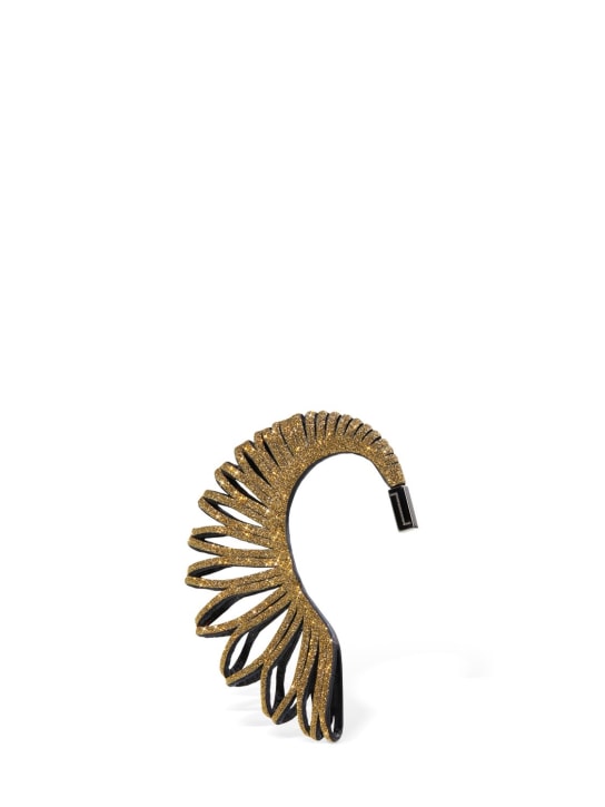 So-le Studio: Mono boucle d'oreille en cuir Swan - women_0 | Luisa Via Roma
