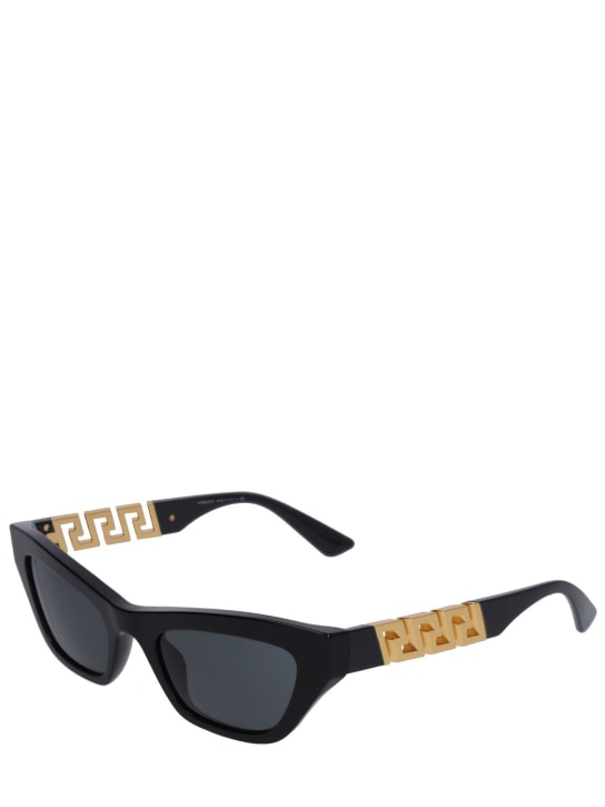 Versace: Greek motif cat-eye sunglasses - women_1 | Luisa Via Roma