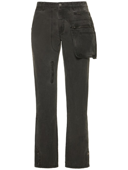 Jaded London: Jeans mit geradem Bein „Workwear Holster“ - Schwarz - men_0 | Luisa Via Roma