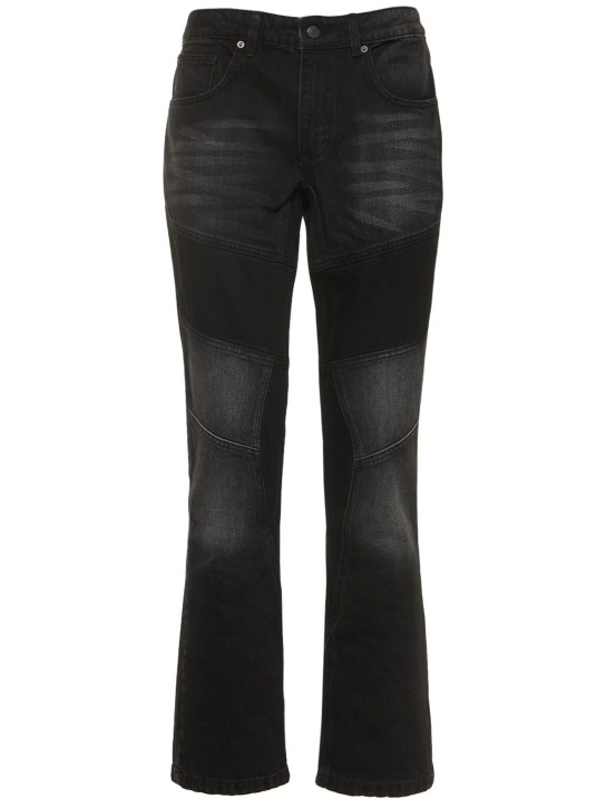 Jaded London: Motocross-Jeans mit geradem Bein - Schwarz - men_0 | Luisa Via Roma