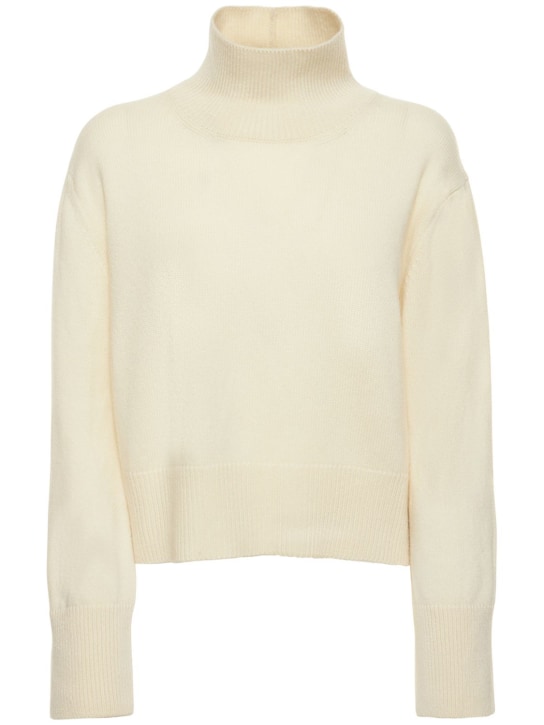 Annagreta: Anna羊绒高领毛衣 - 白色 - women_0 | Luisa Via Roma