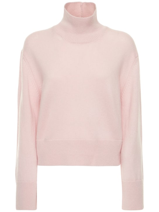 Annagreta: Anna羊绒高领毛衣 - 粉色 - women_0 | Luisa Via Roma