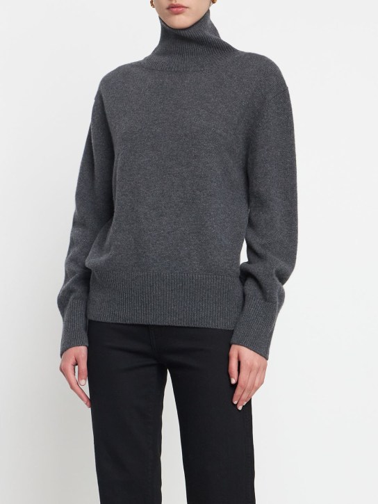 Annagreta: Luisa羊绒高领毛衣 - 深灰色 - women_1 | Luisa Via Roma