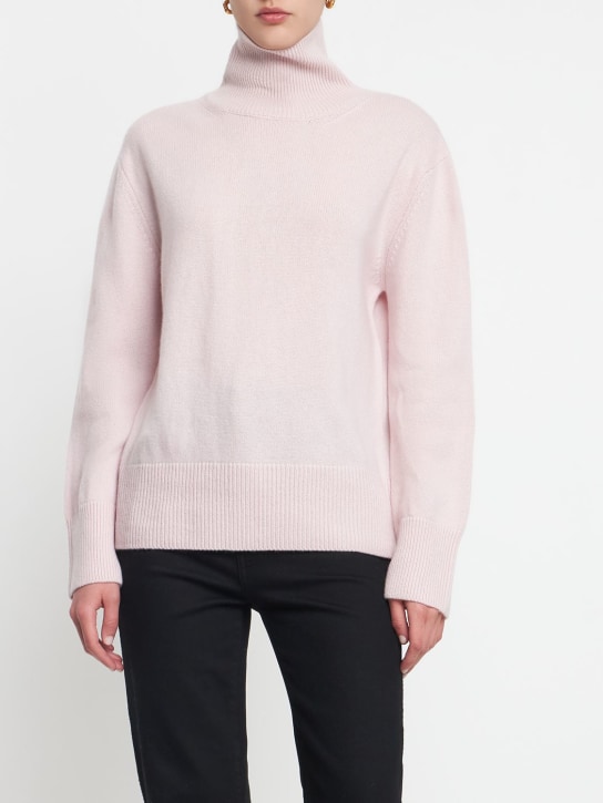 Annagreta: Luisa羊绒高领毛衣 - 粉色 - women_1 | Luisa Via Roma