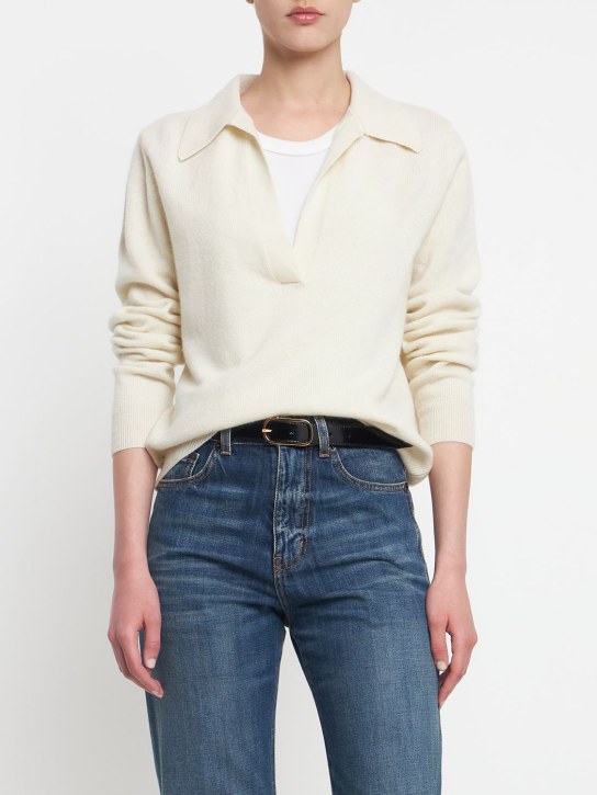 Annagreta: Ginevra羊绒毛衣 - 白色 - women_1 | Luisa Via Roma