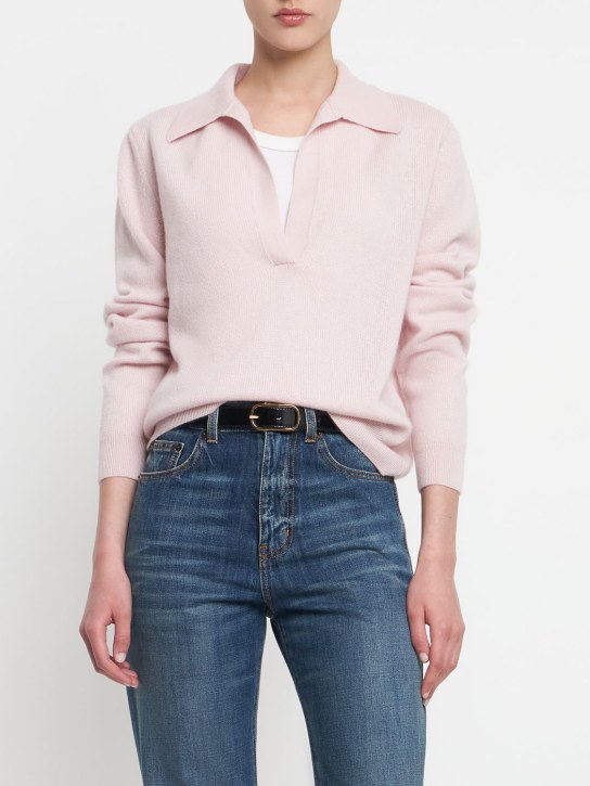 Annagreta: Ginevra羊绒毛衣 - 粉色 - women_1 | Luisa Via Roma