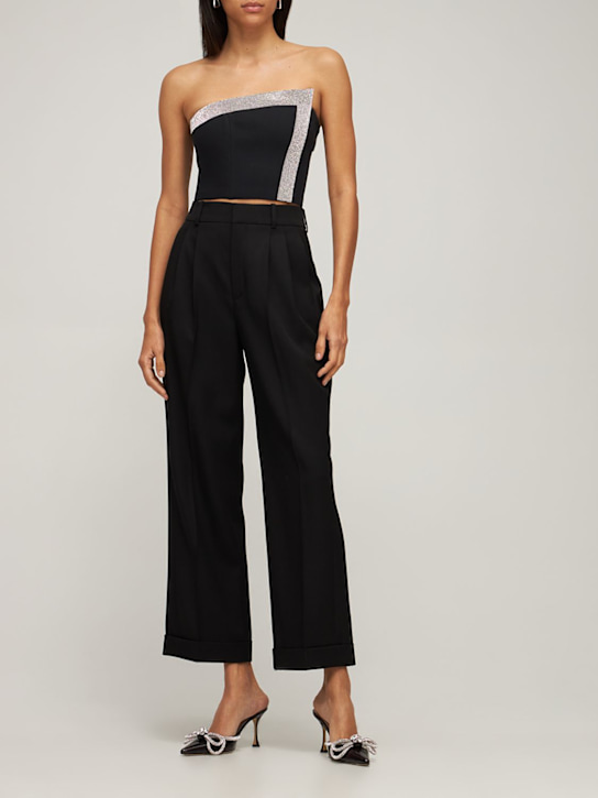 Nué: Bustier embelli Colette - Noir - women_1 | Luisa Via Roma