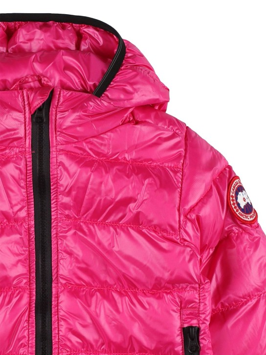 Canada Goose: 尼龙Artic Tech羽绒服 - 桃红色 - kids-girls_1 | Luisa Via Roma