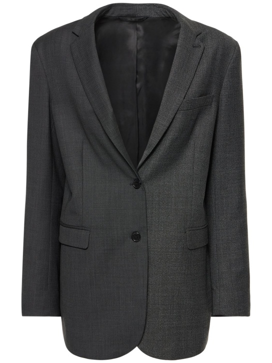 Designers Remix: Oxford tailored tweed jacket - women_0 | Luisa Via Roma
