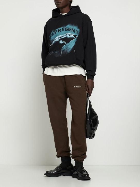 Represent: Shark oversize cotton hoodie - men_1 | Luisa Via Roma