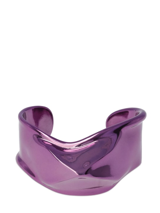 Valentino Garavani: Liquid stud cuff bracelet - Pink - women_0 | Luisa Via Roma