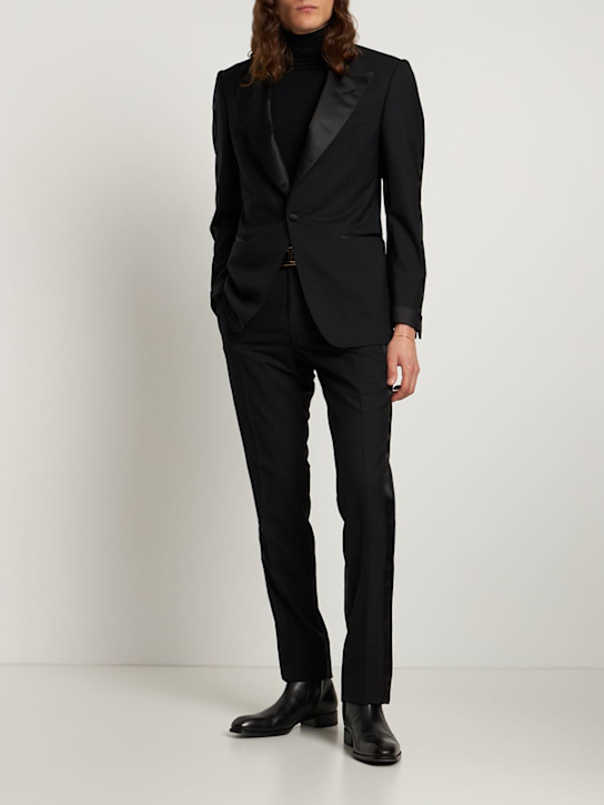Tom Ford: Two-piece wool suit - Black - men_1 | Luisa Via Roma